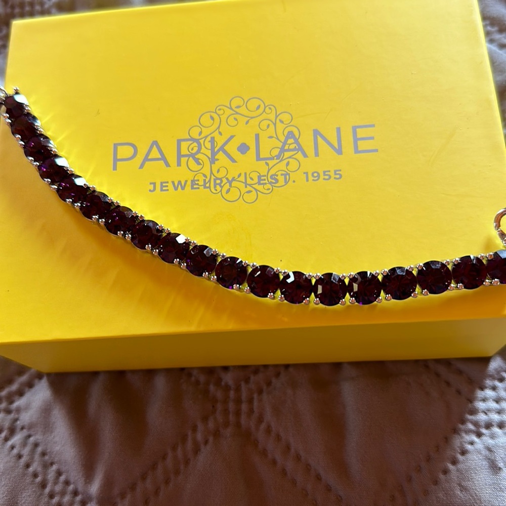 Park Lane plum Impressions bracelet